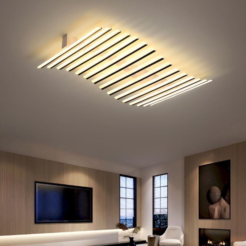 Modern Flush Mount Chandelier Linear Flush Mount Lighting Flush Mount Ceiling Lights