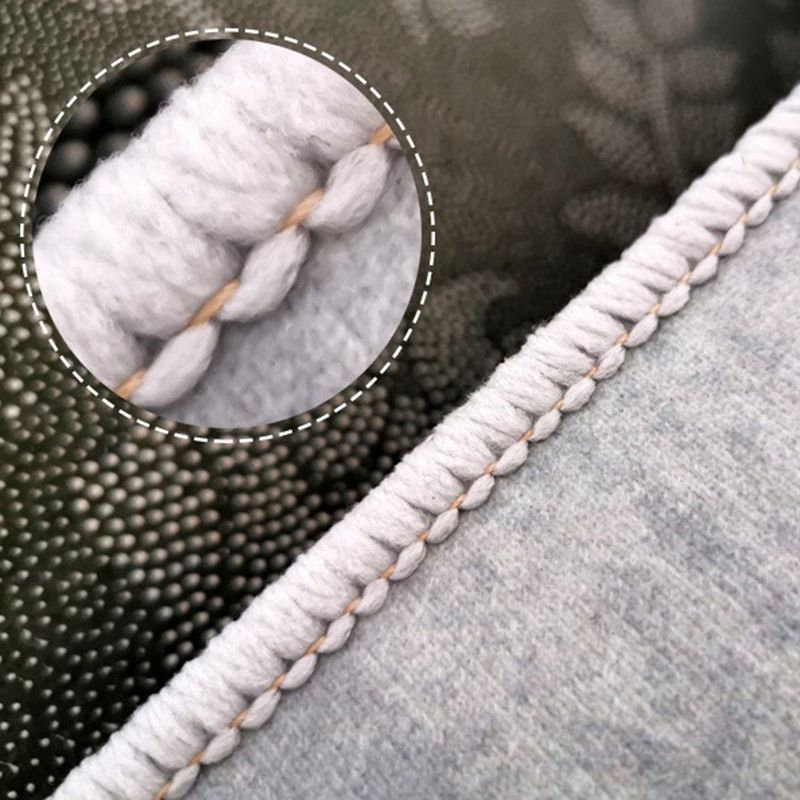 Beige Simple Carpet Polyester Graphic Area Carpet Washable Carpet for Home Decor