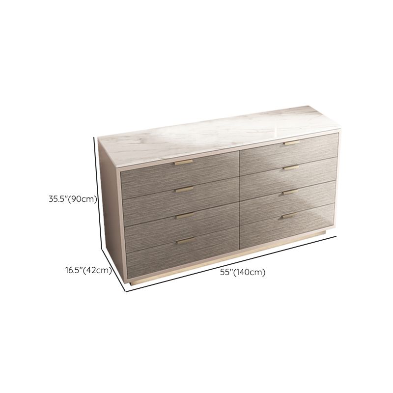 16.38-inch Width Storage Chest Modern Wooden Storage Chest Dresser