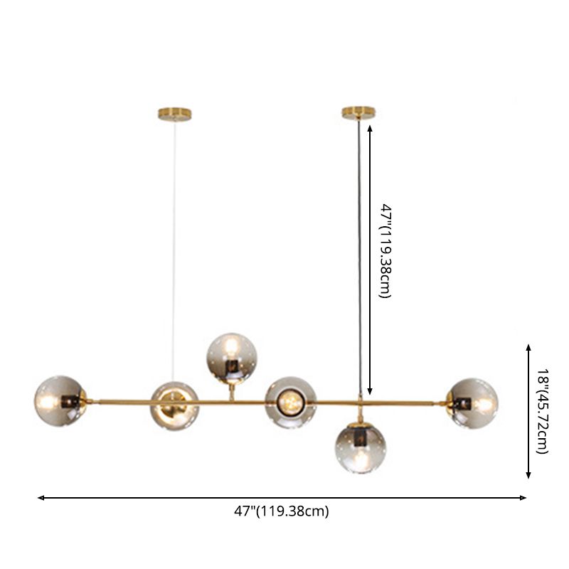 Isola moderna leggera biliardo leggero light bar light hotel light per sala da pranzo
