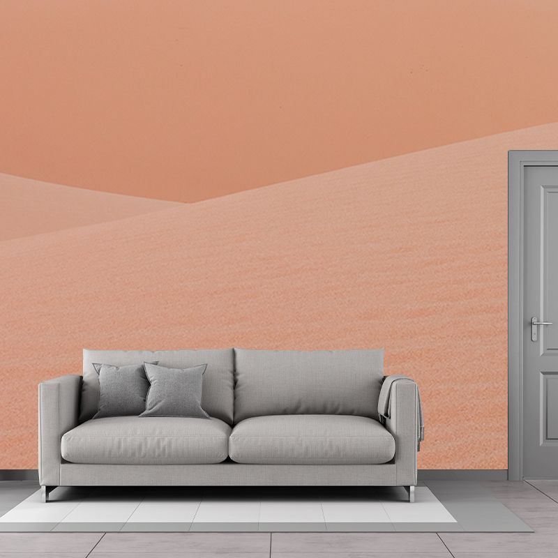 Dry Desert Wall Mural Decal for Reading Room, Personalized Size Available