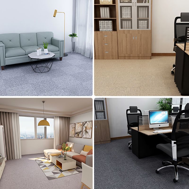 Indoor Carpet Tile Non-Skid Glue Down Install Carpet Tiles with Waterproof