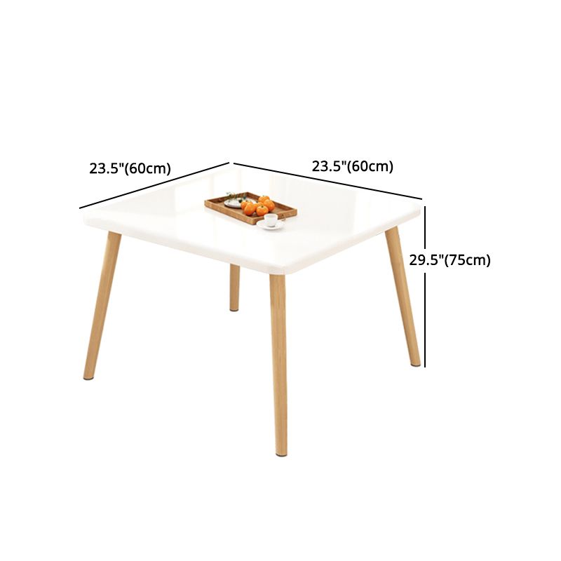 Modern 1/5 Pieces Dining Set Geometry Wood Dining Table for Dining Room