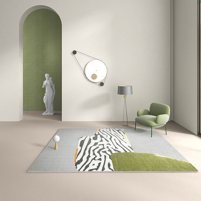 Modern Nordic Style Rug Polyester Non-Slip Area Rug for Home Decoration