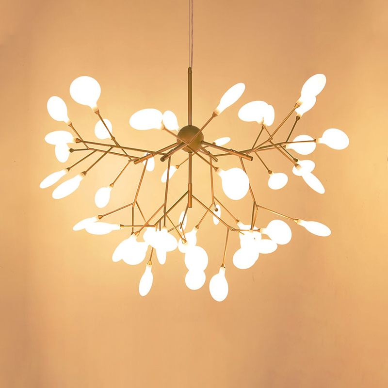 Firefly Chandelier Light Fixture Minimalist LED Acrylic Suspension Lighting for Clothing Shop