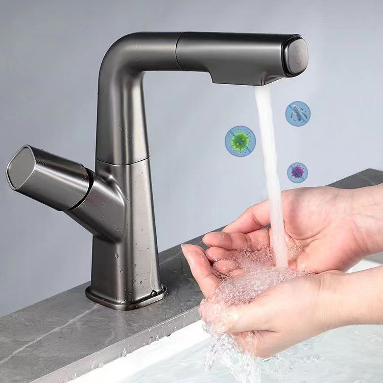Widespread Sink Faucet Modern Faucet with Single Knob Handle