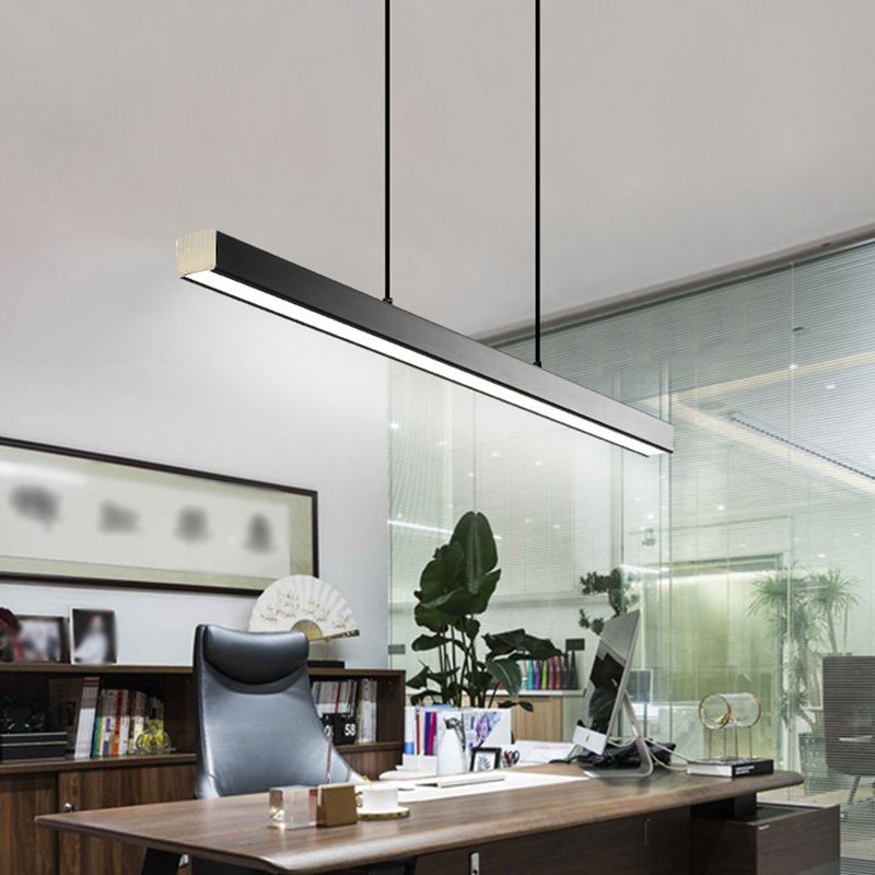 LED HORTING LED MODERNE RECTANGE LED ÉCLAIRAGE DE SIMPLICITÉ DE SIMPLICITÉ POUR BUREAU