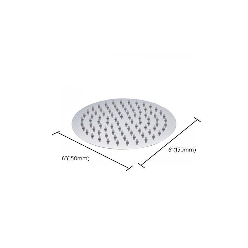 Swivel Rain Shower Head Wall-Mount Full Copper Pressurized Shower