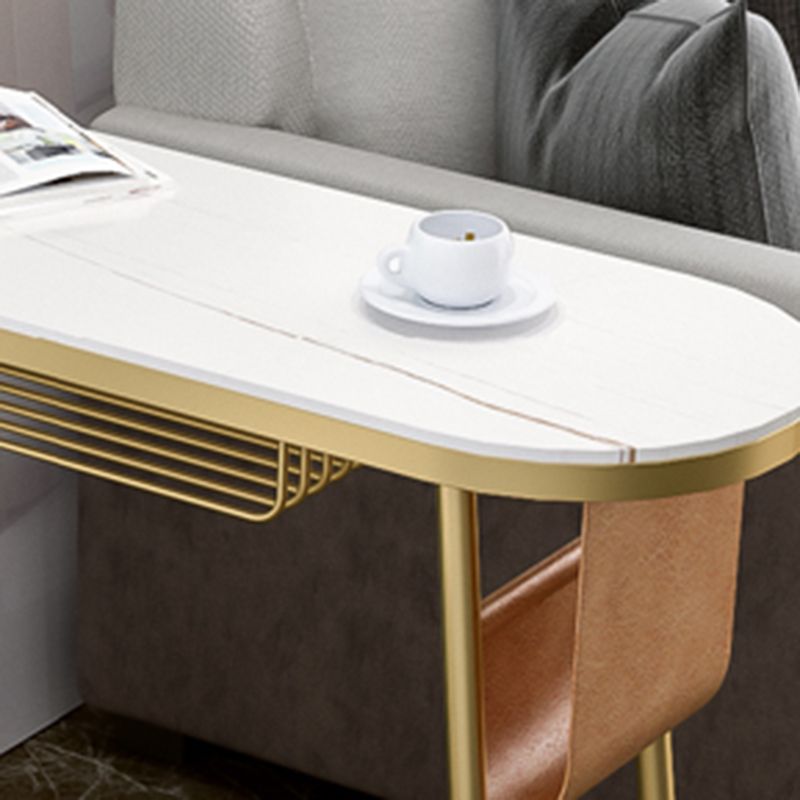 Traditional Luxury Stone Bar Table Bistro Bar Desk with Trestle Base