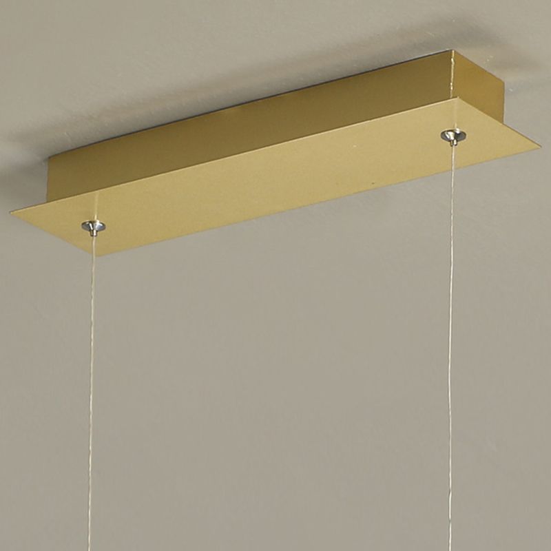 Simple Hanging Island Light Glass LED Hanging Lighting Fixture for Sitting Room