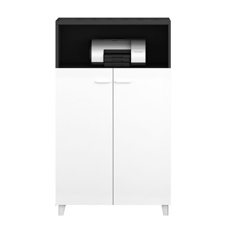 Contemporary File Cabinet Solid Wood Frame Lateral File Cabinet Office
