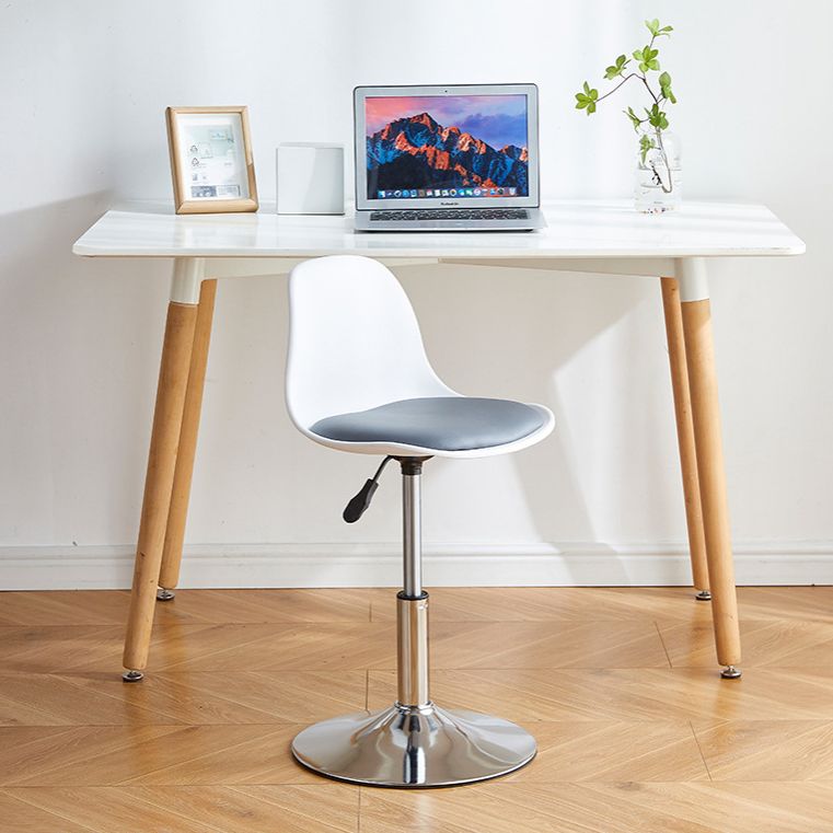 Contemporary Style Bar Stool Liftable Counter Bar Stool with Metal Legs
