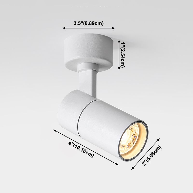 Cilindrische plafondlamp Inbouwlamp Moderne halfverzonken plafondlamp met metalen kap
