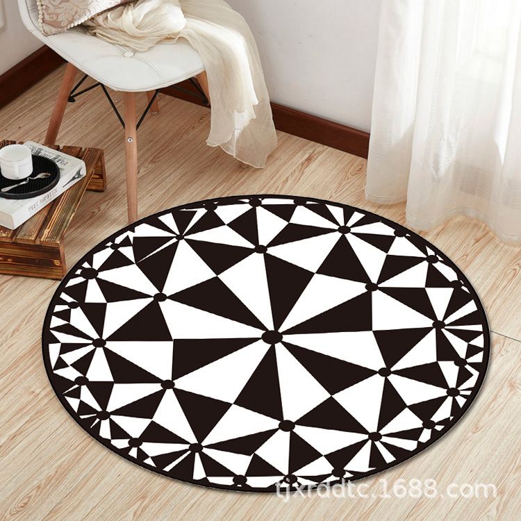 Boho Living Room Rug Multi-Color Flower Print Carpet Synthetics Stain Resistant Non-Slip Pet Friendly Area Rug