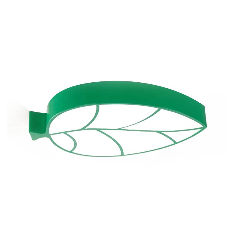 Bladvormige LED Flush Mount Licht Cartoon Acryl Metaal Plafond Lamp voor Kid Slaapkamer