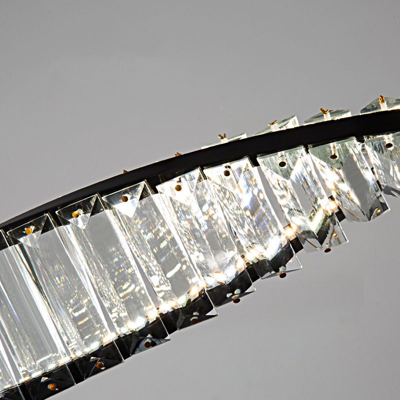 Single Modernism Golden/Black Ceiling Light LED Kitchen Island Lighting