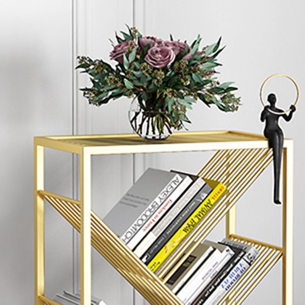 9.45"W Bookshelf Contemporary Style Bookcase for Study Room and Office