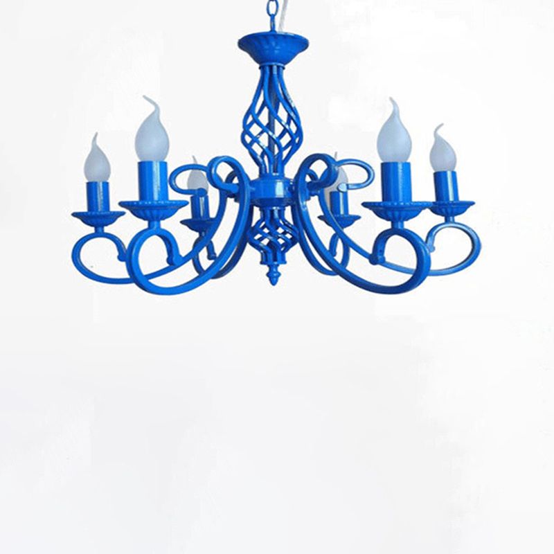 Luces de lámpara de araña únicas Fixros de luz colgante de metal tradicionales