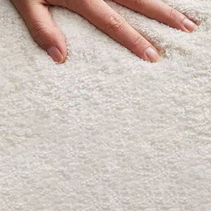 Beige Modern Area Rug Polyester Plant Rug Stain Resistant Rug for Living Room