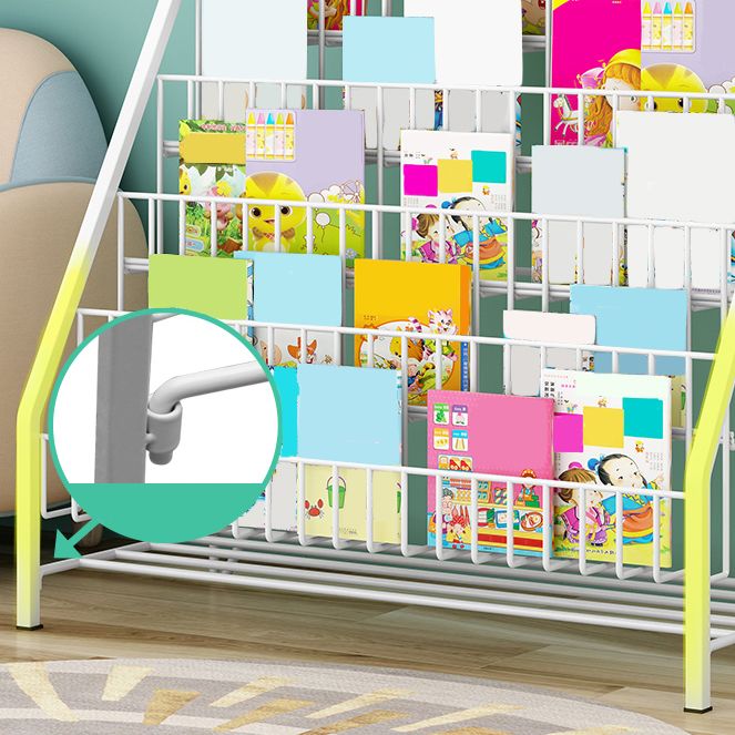 Contemporary Style Bookcase Closed Back Bookshelf for Home Office and Study Room