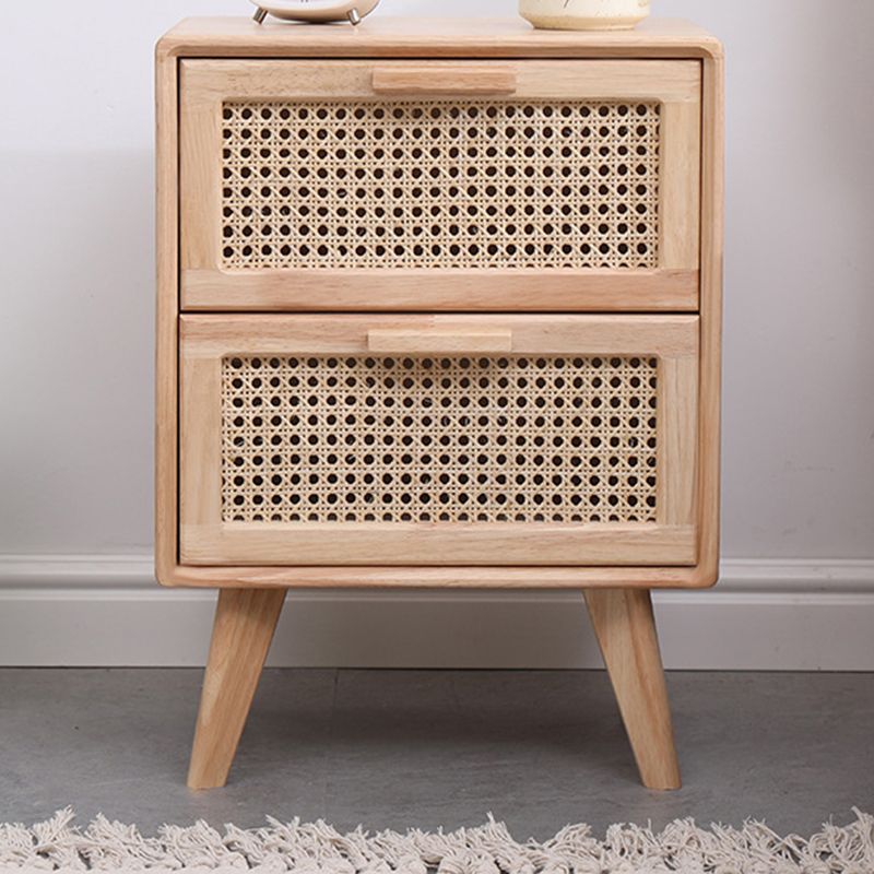 11.81" Wide Accent Chest Rattan Rectangle Standard Chest with Drawers