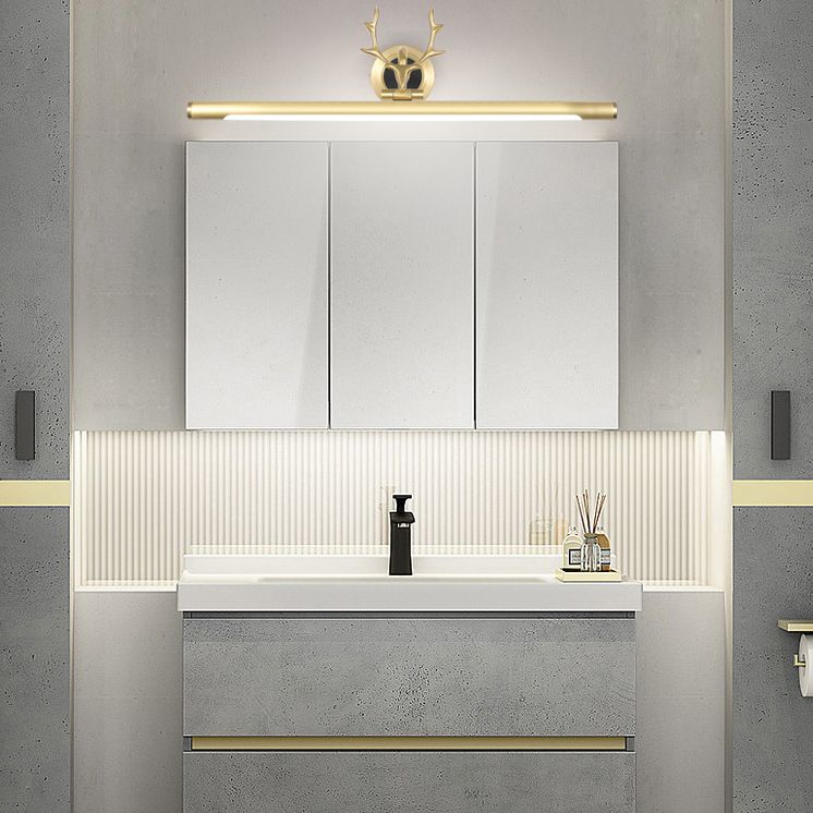 Simple Mirror Light Wall Light Sconce Metallic Sconce Lighting for Bathroom