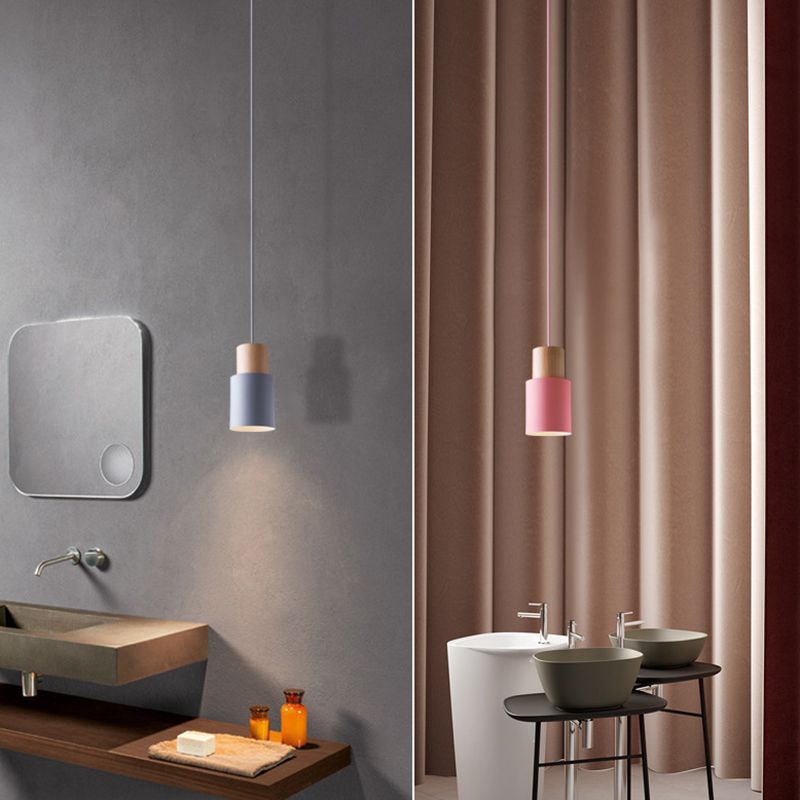 Costrero de techo Ligera de metal nórdico colgante de colgante de colgante