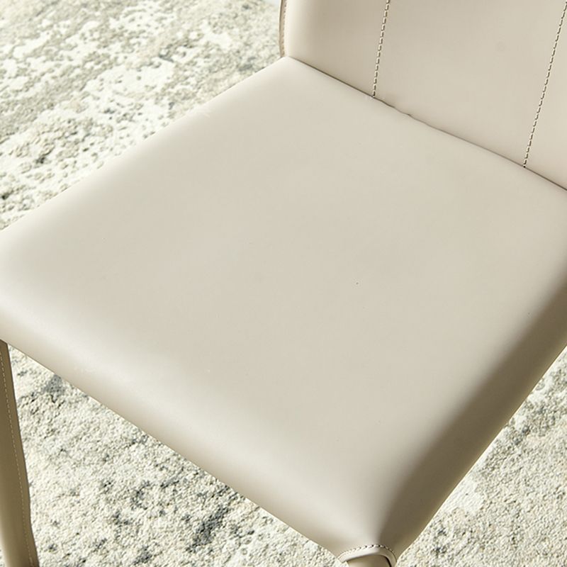 Metal Contemporary Indoor Chair Matte Finish Wingback Side Chair