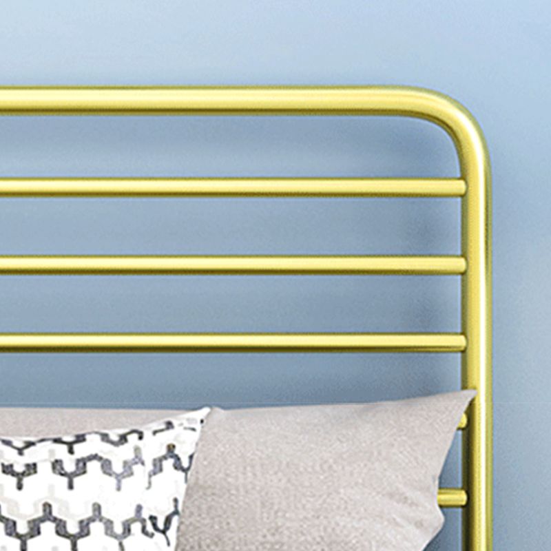 84.65 inch Wide Industial Bed Frame Metal Bed with Headboard