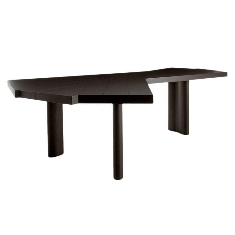 Modern Black and Bround in Wood Counter Table Specialty Dining Table for Kitchen
