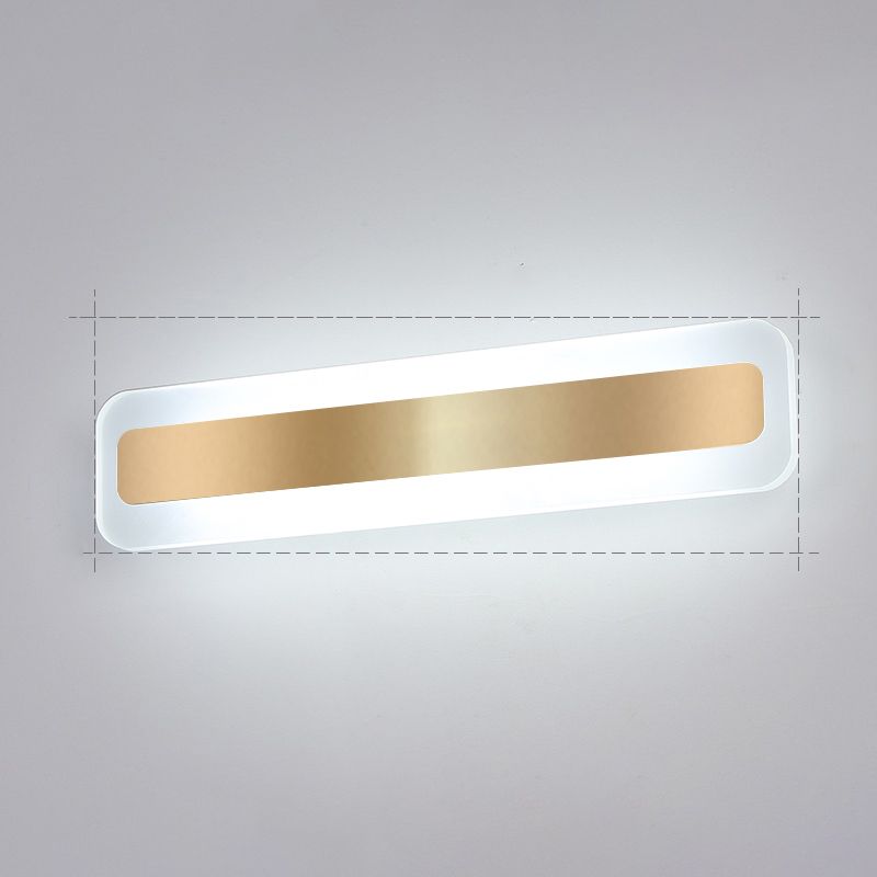 Square Metal Wall Mounted Vanity Lights Modern Vanity Lighting Fixtures for Bathroom
