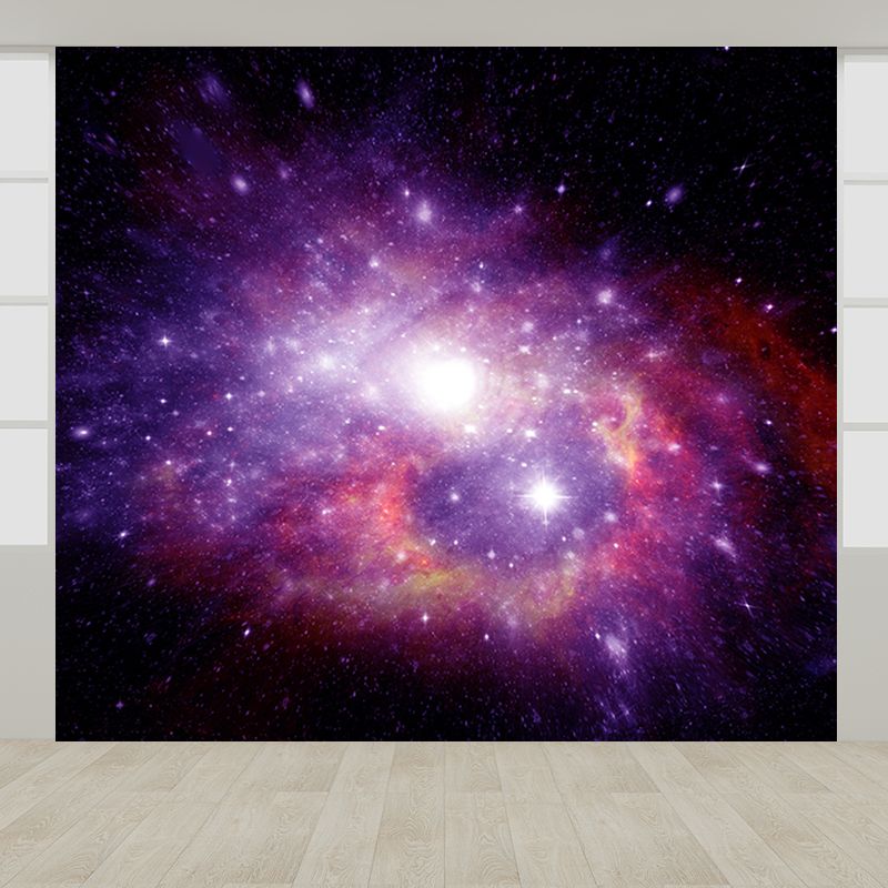 Purple Black Hole Mural Wallpaper for Decoration Modern Living Room Wall Covering