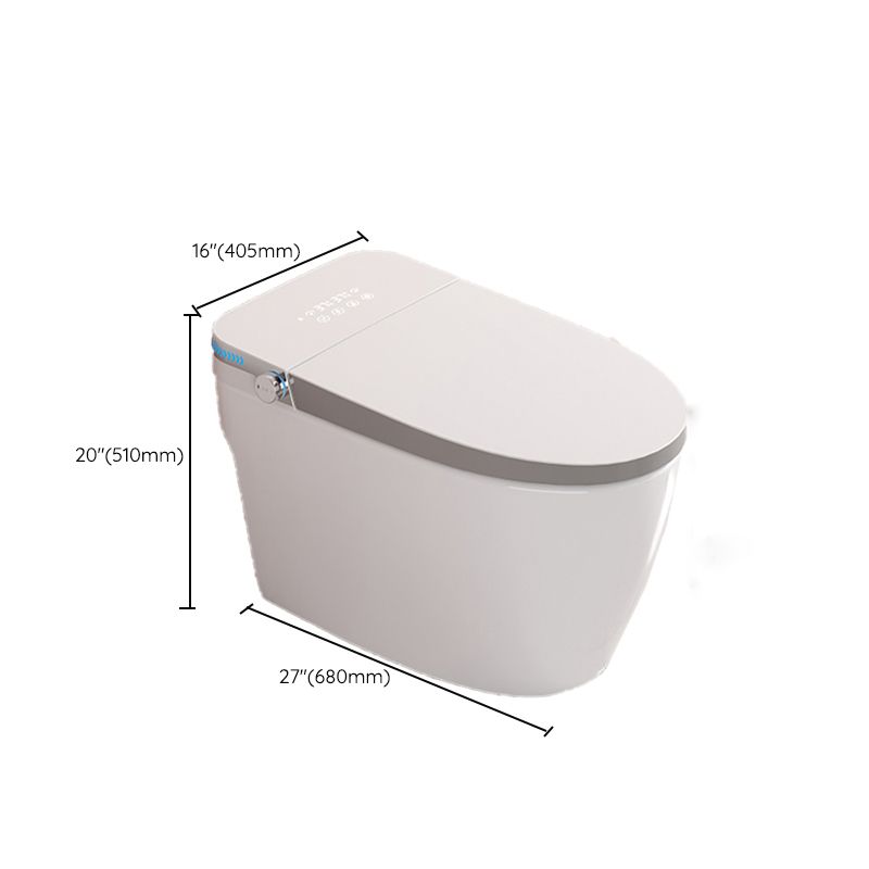 Modern Siphon Jet Toilet Floor Mounted One Piece Toilet Bowl Toilet