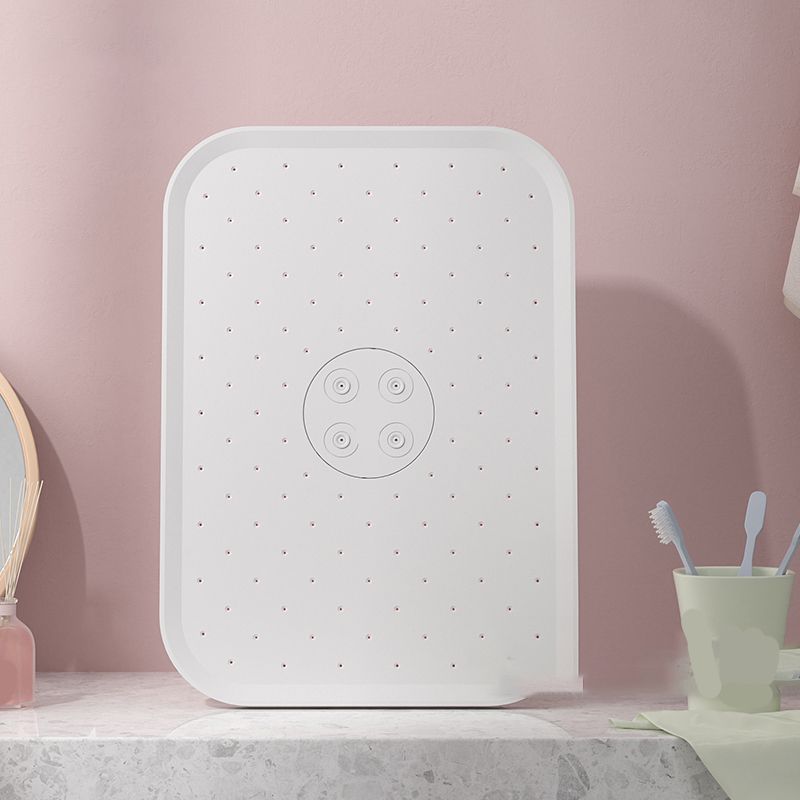 Metal Shower Head Combo Modern Square Fixed Shower Head for Bathroom