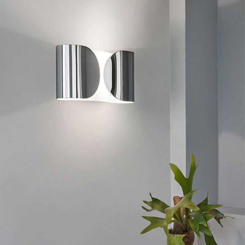 Disparo de pared de metal ligero montado en la pared contemporáneo para comedor de sala de estar