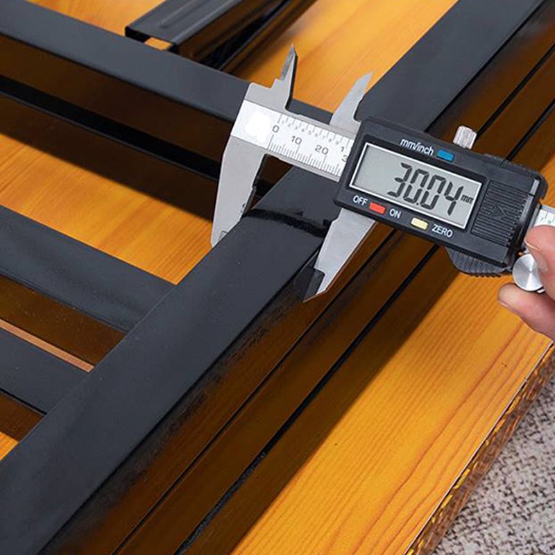 Metal and Wood Table Mid-Century Modern Style Foldable Rectangular Dining Table