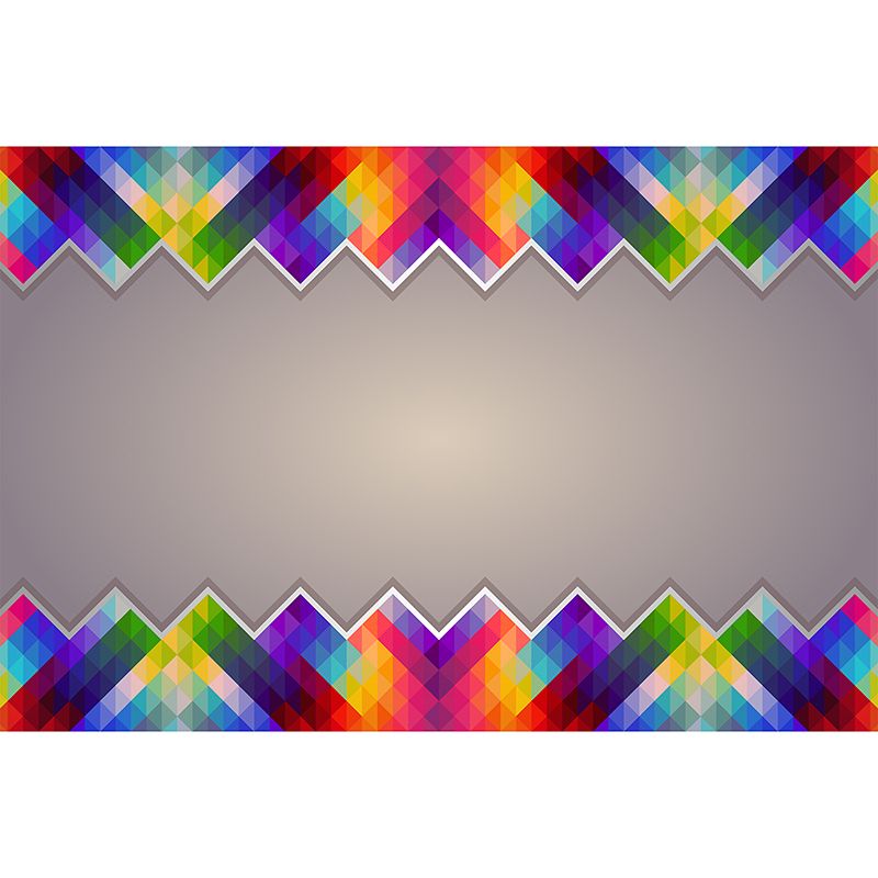 Stain Resistant Wall Mural Illustration Geometric Contemporary Wall Mural