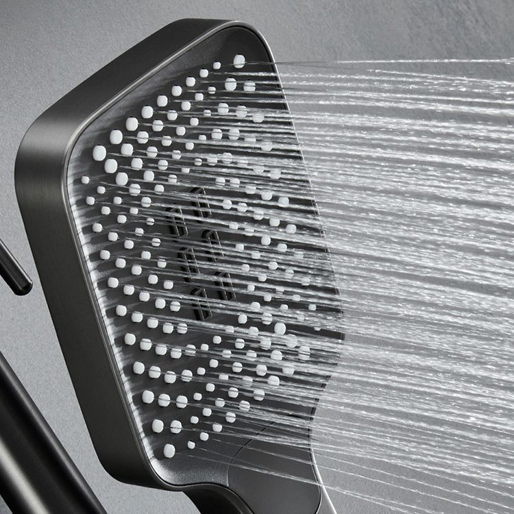 Modern Shower System Adjustable Shower Head Slide Bar Wall Mounted Shower Set