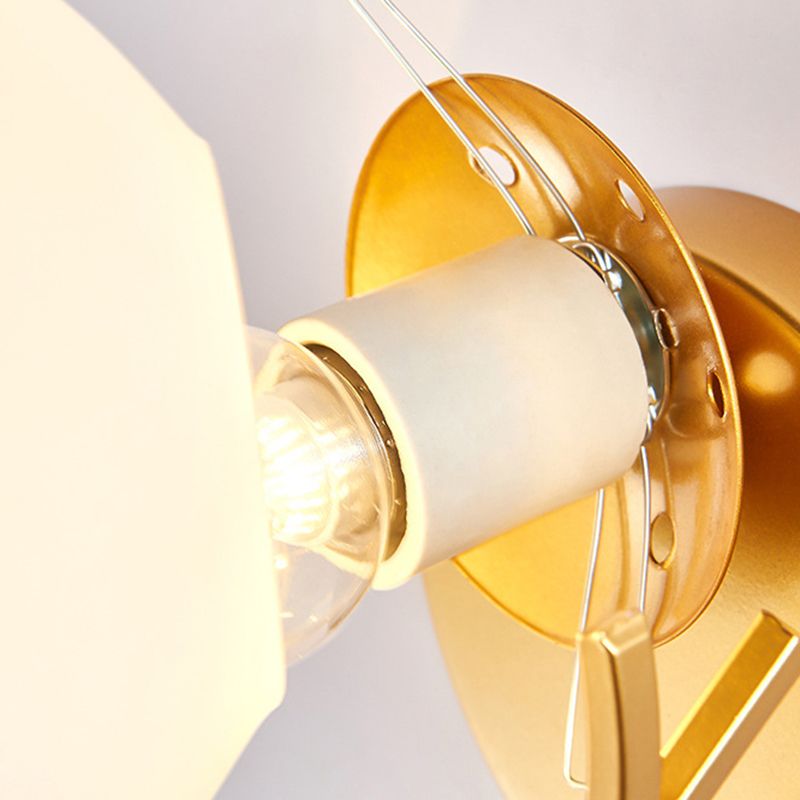 Modern Simple Glass Wall Mount Light Fixture Ball Shape Sconce Lights