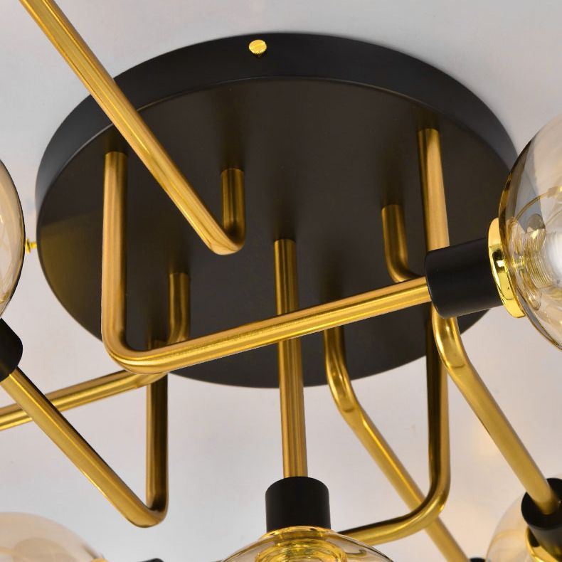 Nordic Luxury Flush Mount Illuminazione Illuminazione Creative Round Flush Mount Plafoniera per Camera da letto
