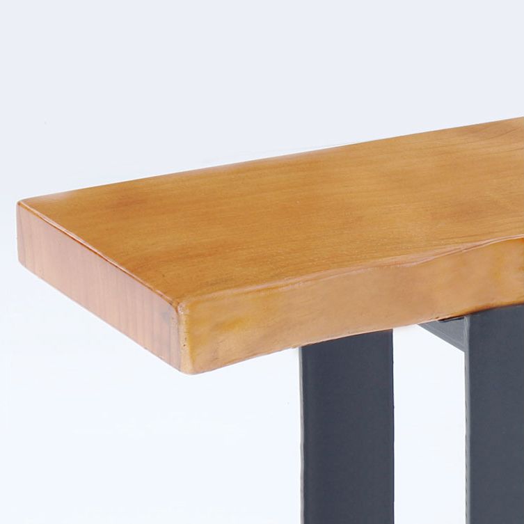 Modern 1/4/7 Pieces Bar Table Set Rectangle Pine Wood Counter Table with Stools for Cafe