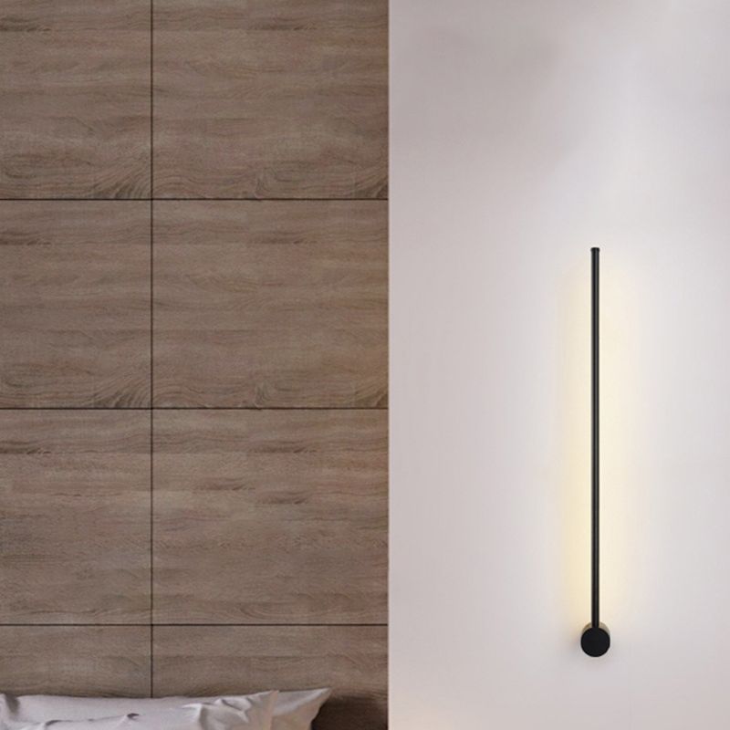 Moderner minimalistischer Stil Linear LED -Wandmontage Leuchte Aluminium Wandleuchte für Wohnzimmer
