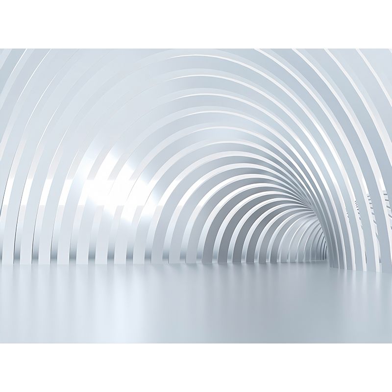 Arte de pared moderno nórdico Color Pastel túnel extendido 3D Mural grande para cafetería y vestidor