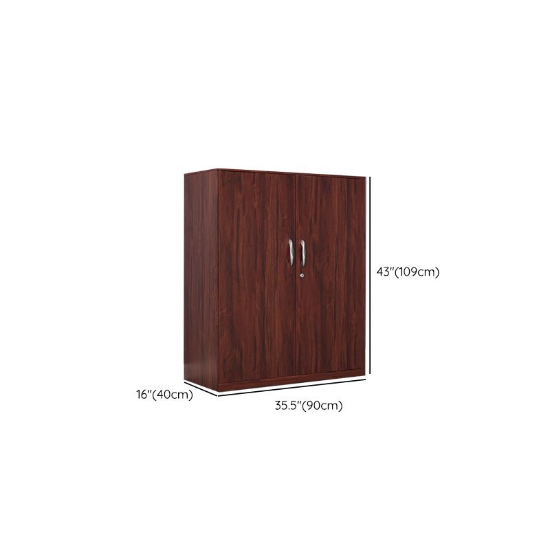 Industrial File Cabinet Adjustable Storage Shelves Wood Fireproof Cabinet