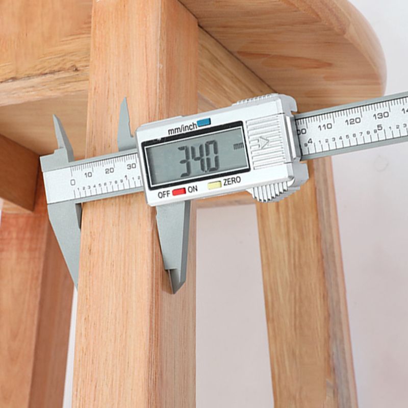 Contemporary Wood Stool Round Stool in Matte Finish for Indoor