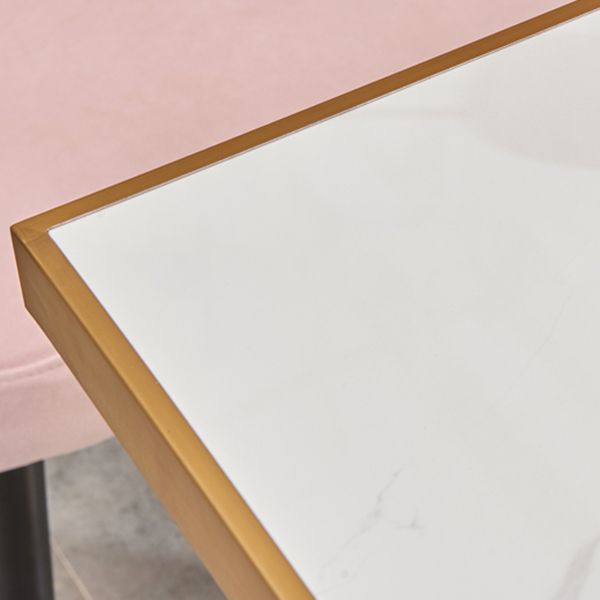 23.6-inch Traditional Luxury Table Dining Metal Pedestal Table