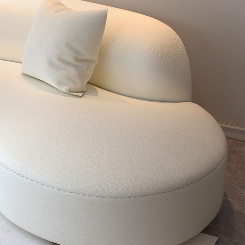 White Sectionals Stain-Resistant Sectional Sofa for Living Room