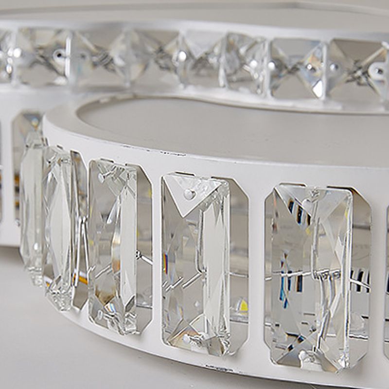 Lámpara de techo LED de estilo moderno cerca del accesorio de iluminación de techo con pantalla de cristal