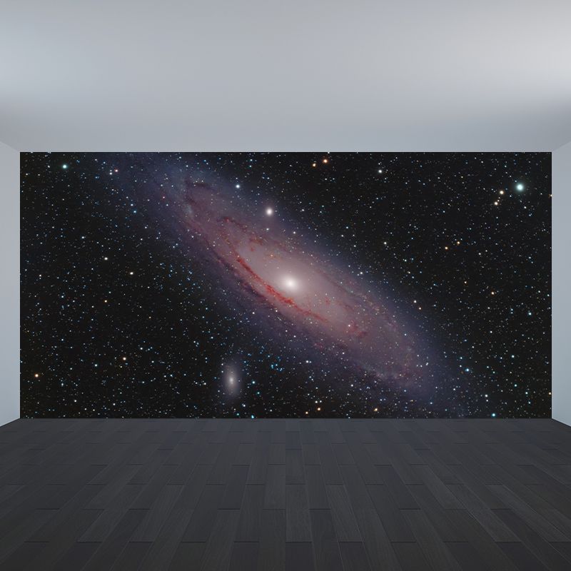 Modern Illustration Mural Wallpaper Starry Sky Sitting Room Wall Mural