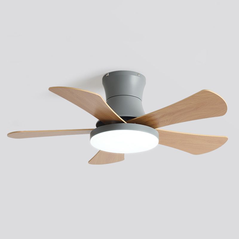 Moderne Deckenlüfterbeleuchtung Metal 1 Licht Deckenventilator Lampe für Kinderzimmer